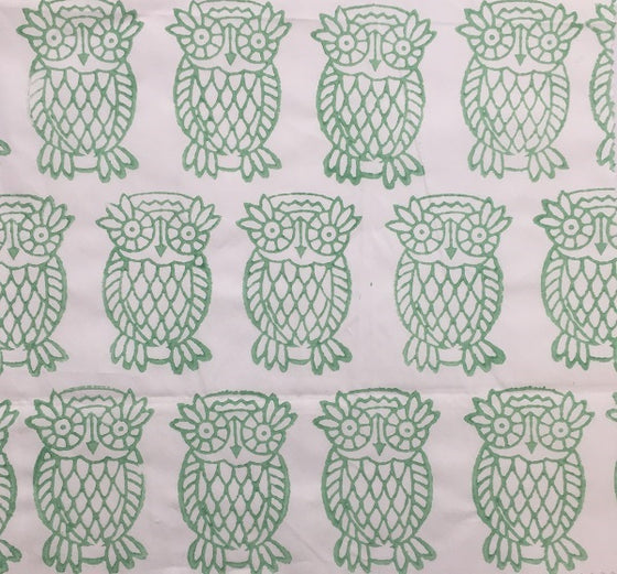 Indian Wooden Printing Block - Large Owl