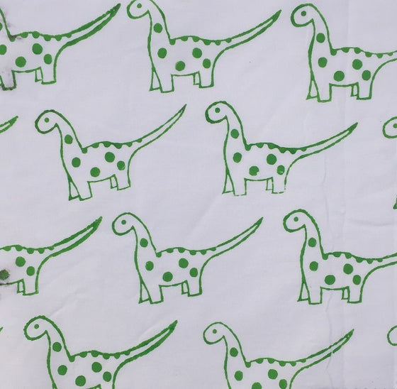 Indian Wooden Printing Block - Spotty Dino