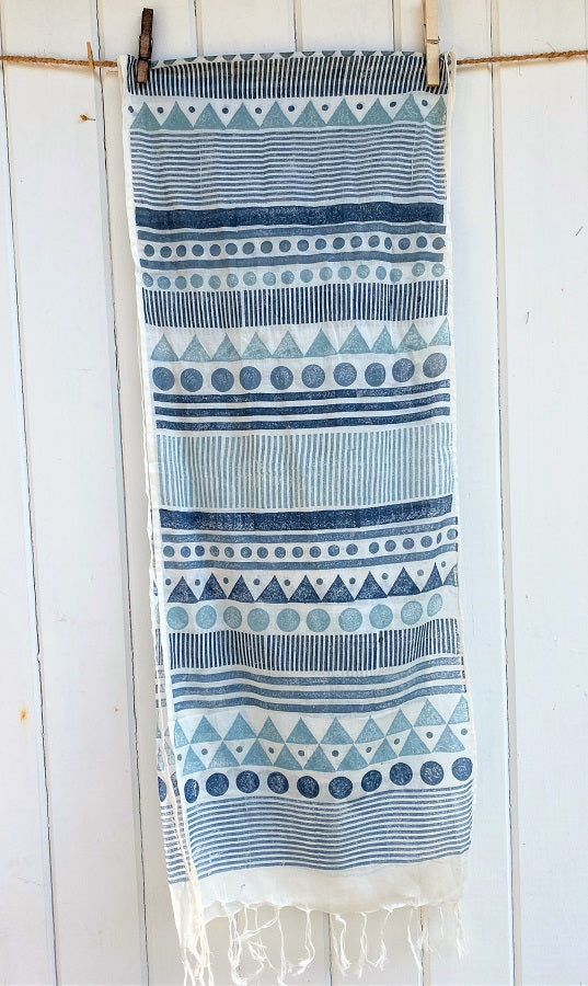 Indian Wooden Printing Block - Triple Line Border