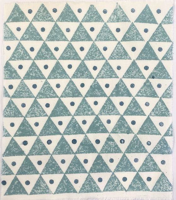 Indian Wooden Printing Blocks - Solid Triangles