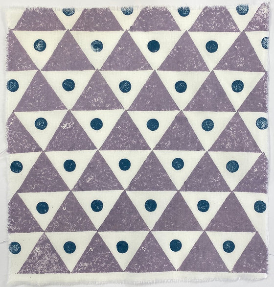 Indian Wooden Printing Blocks - Solid Triangles