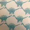 Indian Wooden Printing Block - Dinosaur Stegosaurus