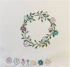 Indian Wooden Block Set - Floral Wreath
