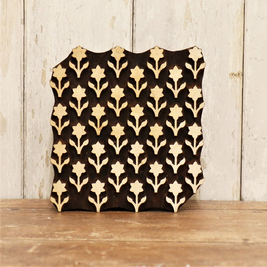 Traditional Printing Block - Indian Ethnic Flower Repeat – The Indian ...
