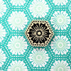Large Patterned Hexagon