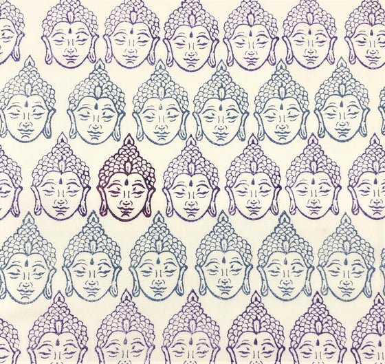 Indian Wooden Printing Block - Buddha Head