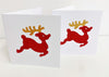 Leaping Reindeer