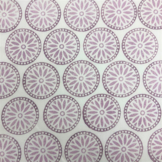 Indian Wooden Printing Block - Floral Dotty Circle