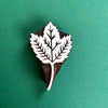 Indian Wooden Printing Block - Ivy Leaf