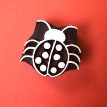  Indian Wooden Printing Block - Ladybird