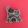 Indian Wooden Printing Block - Large Cat