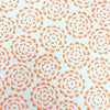 Flower Burst block printed sample fabric print