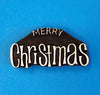 Indian Wooden Printing Block- Large Merry Christmas Text