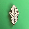 Indian Wooden Printing Block - Large Oak Leaf