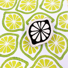  A Indian wooden printing block in a Lime design, can be used for hand printing fabric and paper. Block printing in Oxfordshire