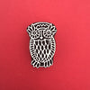 Indian Wooden Printing Block - Medium Owl