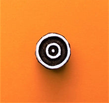  Indian Wooden Printing Block - Mini Circle Design 2