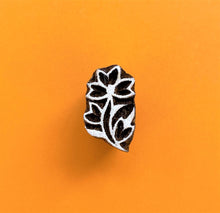  Indian Wooden Printing Block - Mini Paisley Flower