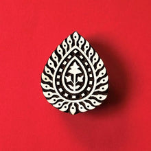 Indian Wooden Printing Block - Paisley 6