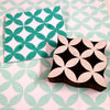 Indian Wooden Printing Block - Petal Repeat