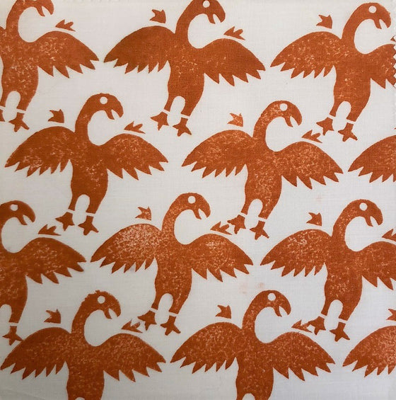 Indian Wooden Printing Block - Dinosaur Pterodactyl