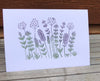 Indian Wooden Printing Block - Seedhead Scene