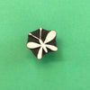 Indian wooden printing block- Small simple butterfly