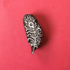 Indian wooden printing block- Small Feather