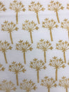 Indian Wooden Printing Block - Small Stylised Seedhead 2