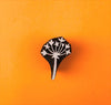 Indian Wooden Printing Block - Small Stylised Seedhead 2