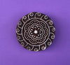 Indian Wooden Printing Block - Stylised Circle 6 LAST CHANCE