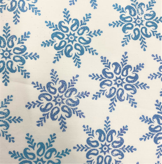 Indian Wooden Printing Block - Stylised Snow Flake