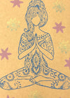 Indian Wooden Printing Block - Yoga Lady