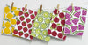 Hand block printed funky fruit designs