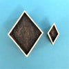 Indian Wooden Printing Blocks - Outline Diamonds
