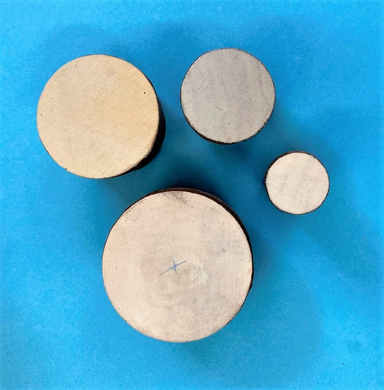 Indian Wooden Printing Blocks - Solid Circles