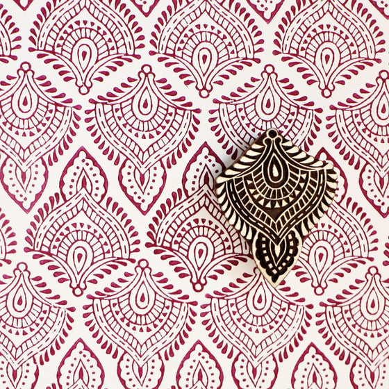 Indian Wooden Printing Block - Paisley Kite