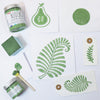Leafy Green Fabric Paint
