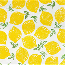  Leafy Lemon hand block printed fabric