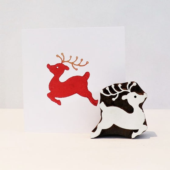 Leaping Reindeer