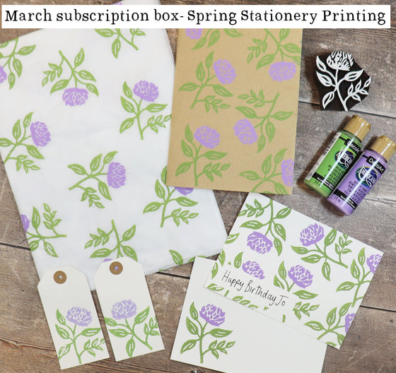 The Block Print Club - Subscription Box