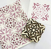 Indian Wooden Printing Block - Mediterranean Tile