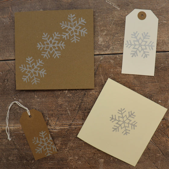 Medium Icy Snowflake