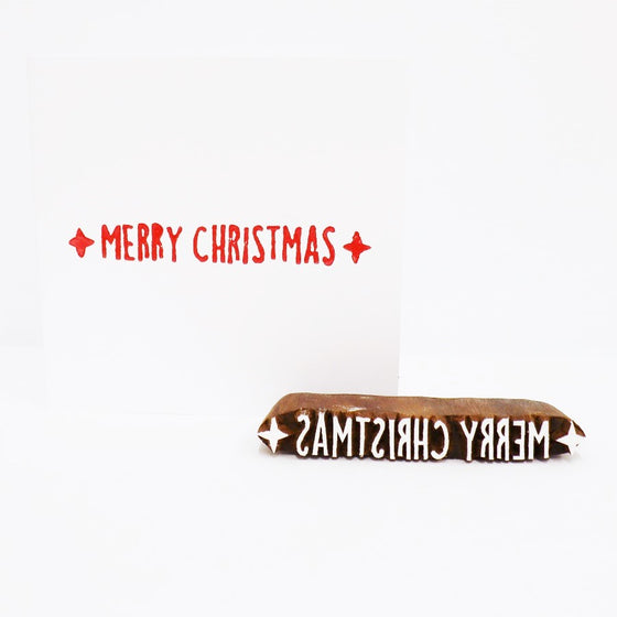 Straight Merry Christmas Text