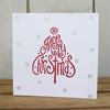 Block Printing Kit - Merry Christmas Tree Christmas Cards