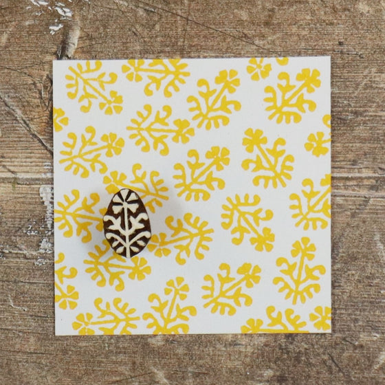 Indian Wooden Printing Blocks - Mini Paisleys