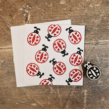  Mini simple ladybird Indian wooden printing block