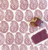Mulberry fabric paint for block printing