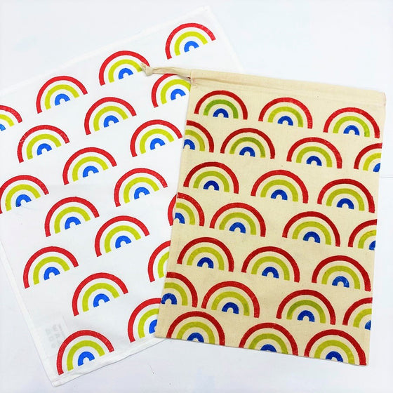 Indian Block Printing Kit - Rainbow