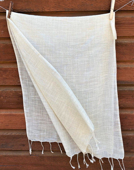 Organic Cotton Linen / Cotton Blend Scarf